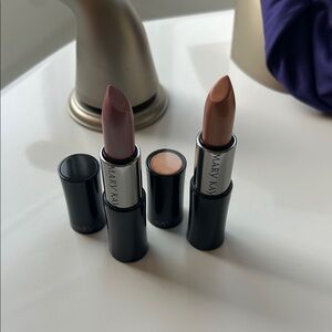 Mary Kay Lipsticks - Pink Shimmer & Amber Glow